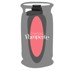 Fûts Rouge Montfrin Costière de Nîmes BIO (Pompette rouge) -25L (stockable)